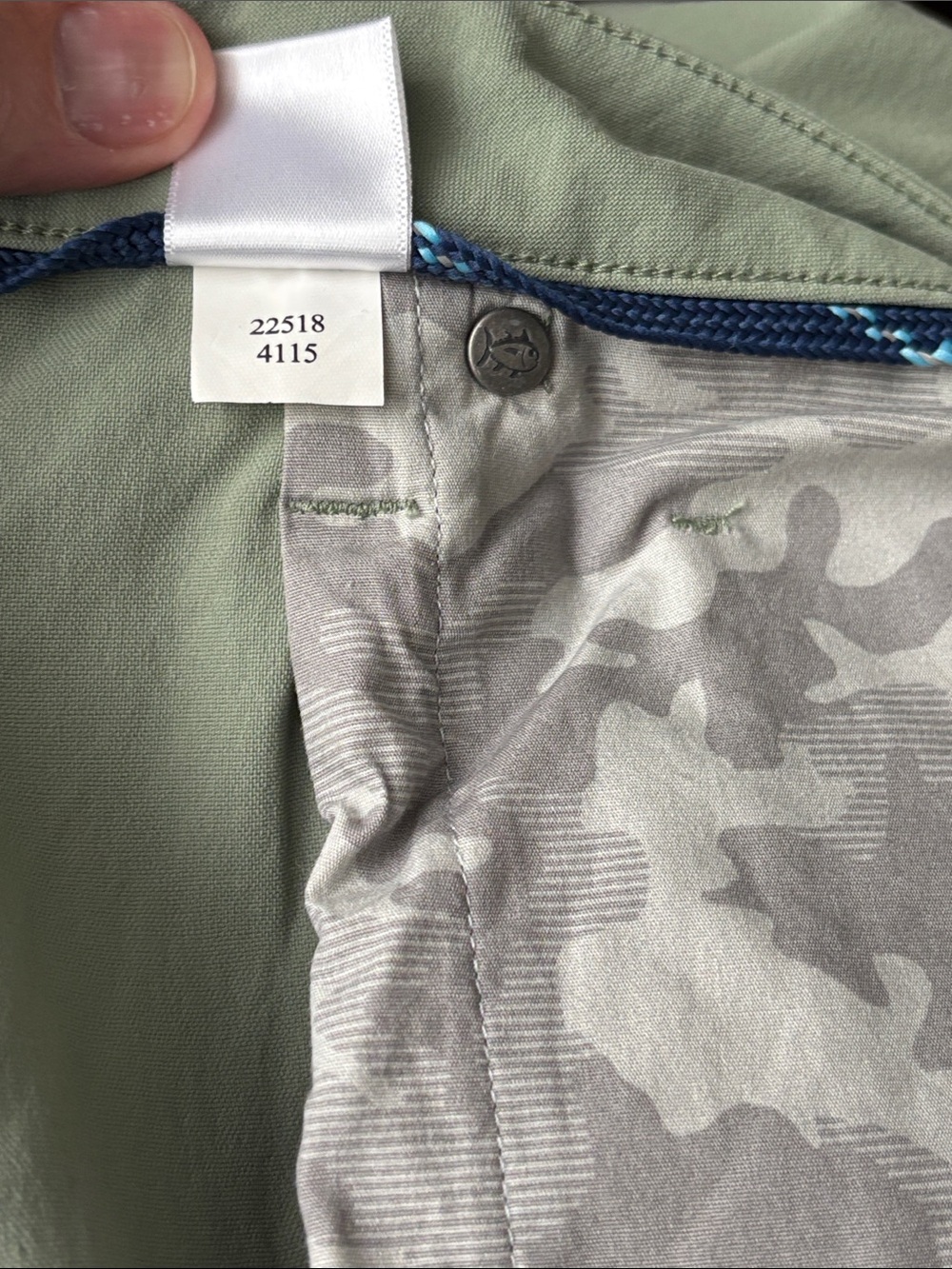 Southern Tide 5-pocket Chinos in light olive green. Men's W34 L32. Very sharp! - Picture 6 of 7
